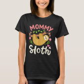 Sloth Moeder Moeder Moeder39 S Dag Sloth T-shirt (Voorkant)