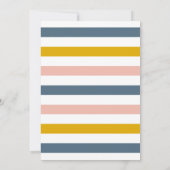 Sloth Mom & Baby met Happy Rainbow Baby shower Kaart (Achterkant)