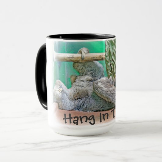 Sloth Mug - Hang In There! Mok (Voorkant links)