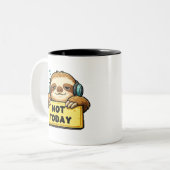 Sloth mug tweekleurige koffiemok (Voorkant links)