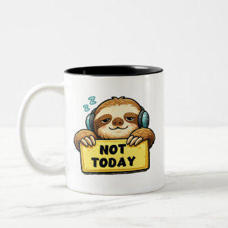 Sloth mug tweekleurige koffiemok