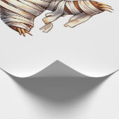 Sloth Mummy Halloween Classic T-Shirt Cadeaupapier (Hoek)