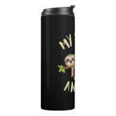 sloth my spirit animal thermosbeker (Gedraaid links)