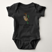 Sloth Nap Baby Romper (Voorkant)
