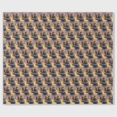 Sloth Ninja Cadeaupapier (Vlak)