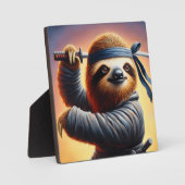 Sloth Ninja Fotoplaat (Voorkant)