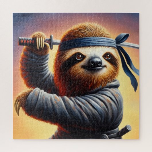 Sloth Ninja Legpuzzel (Verticaal)