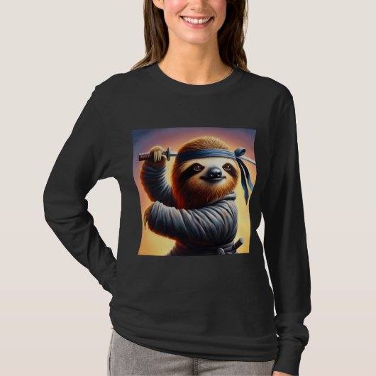 Sloth Ninja T-shirt (Voorkant)