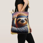 Sloth Ninja Tote Bag (Dichtbij)