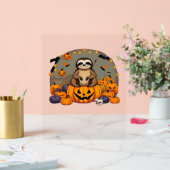 Sloth-o-ween Classic T-shirt Acryl Bord (Huwelijk)