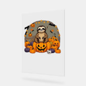 Sloth-o-ween Classic T-shirt Acryl Bord (Hoek)