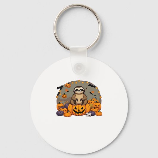 Sloth-o-ween Classic T-shirt Sleutelhanger (Voorkant)