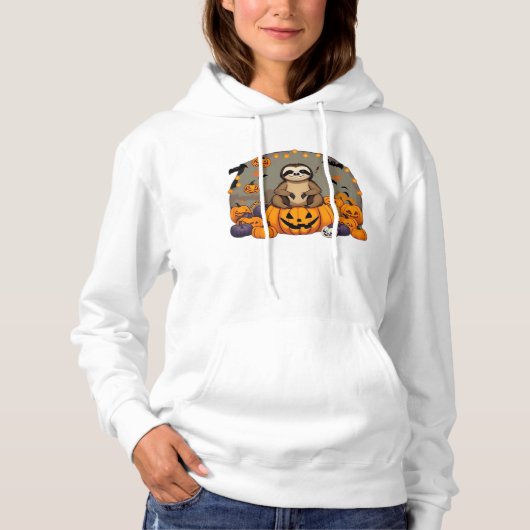 Sloth-o-ween Klassiek T-shirt (Voorkant)