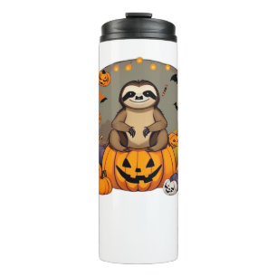 Sloth-o-ween Klassiek T-shirt Thermosbeker