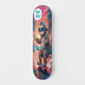 Sloth on Wheels Edition 1 Persoonlijk Skateboard (Voorkant)