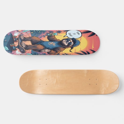 Sloth on Wheels Edition 2 Persoonlijk Skateboard (Horizontaal)