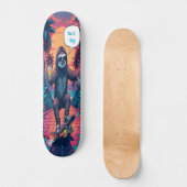 Sloth on Wheels Edition 3 Persoonlijk Skateboard (Voorkant)