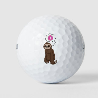 Sloth Pink Donut Golfballen