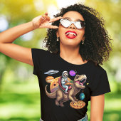 Sloth Pizza T-Rex Space Avontuur T-shirt