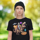 Sloth Pizza T-Rex Space Avontuur T-shirt