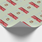 Sloth Pole Vaulting Sportdag Cadeaupapier (Hoek)