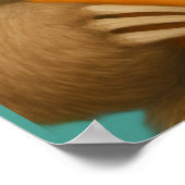 SLOTH POSTER – Be Happy Positive Wall Art (Hoek)