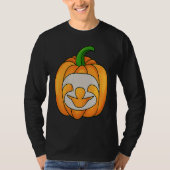 Sloth Pumpkin Halloween Sloth Themed Halloween T-shirt (Voorkant)