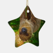 Sloth Rainforest Gifts Keramisch Ornament (Rechts)