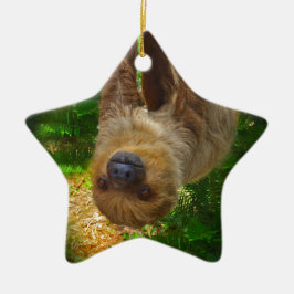Sloth Rainforest Gifts Keramisch Ornament