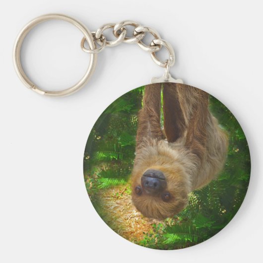 Sloth Rainforest Gifts Sleutelhanger (Voorkant)