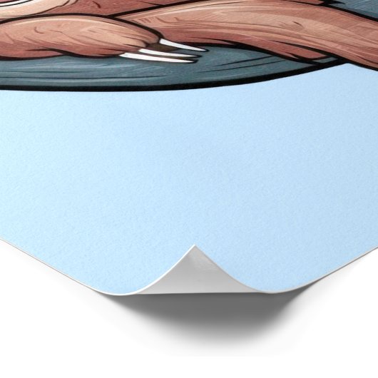 Sloth Relaxing Poster (Hoek)