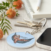Sloth Relaxing Sleutelhanger (Voorkant Rechts)