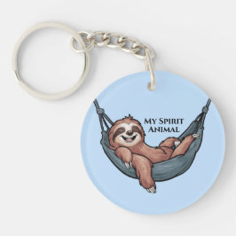Sloth Relaxing Sleutelhanger