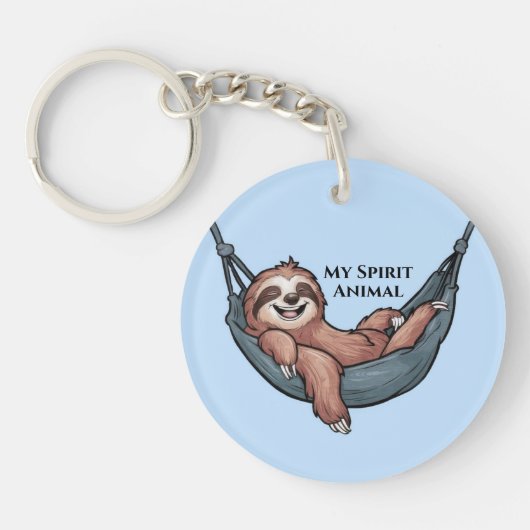 Sloth Relaxing Sleutelhanger (Voorkant)