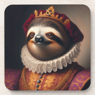 Sloth Renaissance King Bier Onderzetter