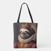 Sloth Renaissance King Tote Bag (Achterkant)