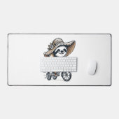 Sloth Riding Bike Bureaumat (Keyboard & Muis)