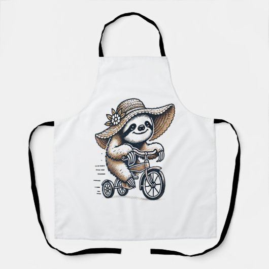 Sloth Riding Bike Schort (Voorkant)