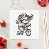 Sloth Riding Bike Servet (Insitu)
