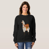 Sloth Riding Llama Trui (Voorkant volledig)