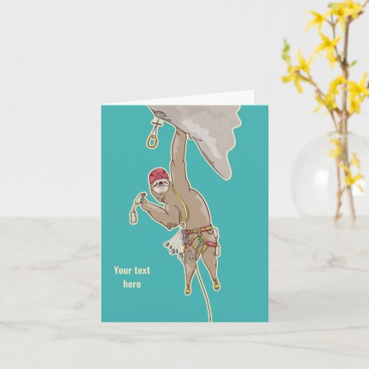 Sloth Rock Climber Trad-uitrusting Kaart (Gele Bloem)