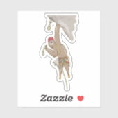 Sloth Rock Climber Trad-uitrusting Sticker (Vel)