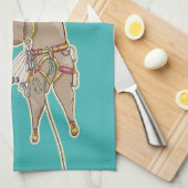 Sloth Rock Climber Trad-uitrusting Theedoek (Quarter Fold)