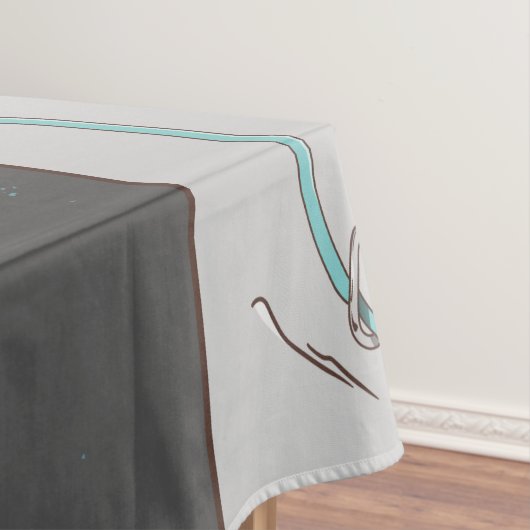 Sloth Rock climbing Tafelkleed (Voorbeeld)