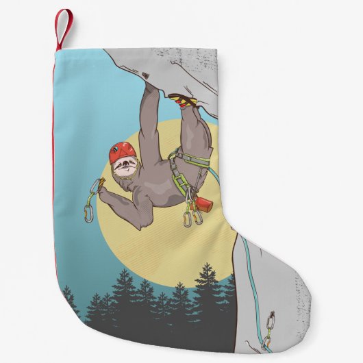 Sloth Rock klimbing Kleine Kerstsok (Voorkant)