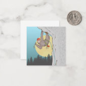 Sloth Rock klimbing Notitiekaartje (Voorkant / Achterkant in situ)