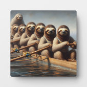 Sloth Roeiteam Fotoplaat (Voorkant)