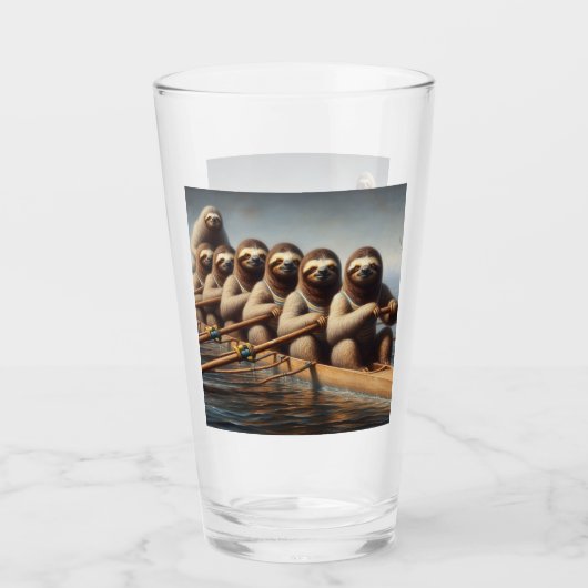 Sloth Roeiteam Glas (Voorkant)