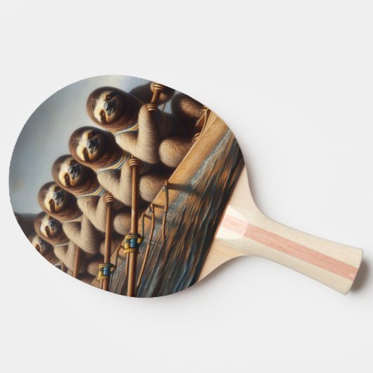 Sloth Roeiteam Tafeltennisbatje (Zijkant)