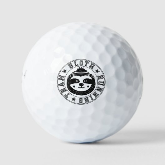 Sloth Running Golfballen (Voorkant)